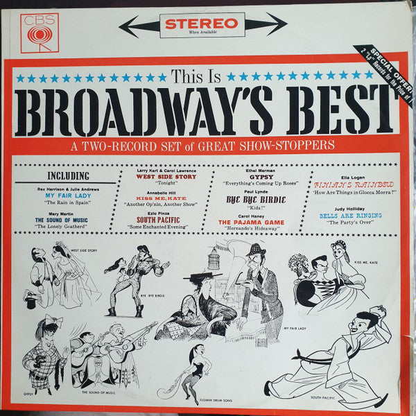 Various : This Is Broadway's Best (2xLP, Comp)