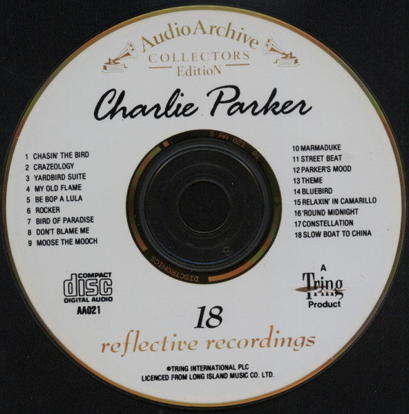 Charlie Parker : 18 Reflective Recordings (CD, Comp, Gol)