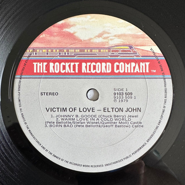 Elton John : Victim Of Love (LP, Album)