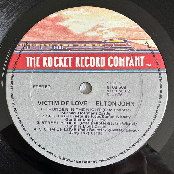 Elton John : Victim Of Love (LP, Album)