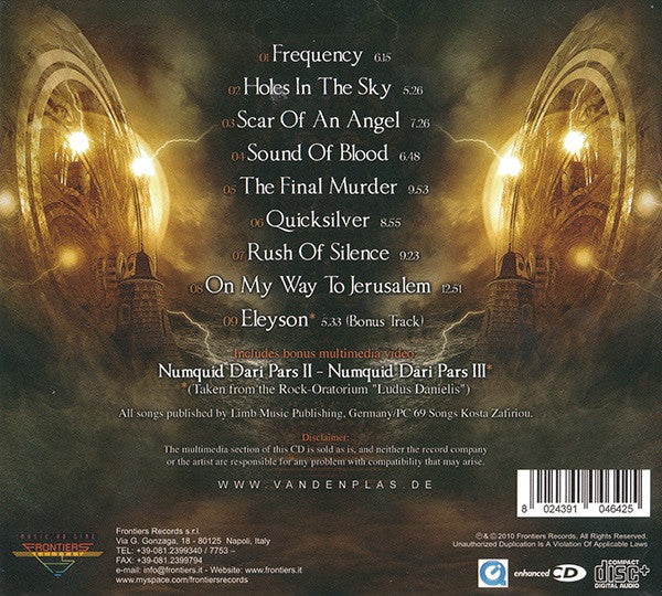 Vanden Plas : The Seraphic Clockwork (CD, Album, Enh, Dig)