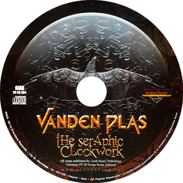 Vanden Plas : The Seraphic Clockwork (CD, Album, Enh, Dig)