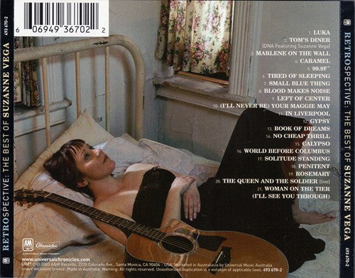 Suzanne Vega : Retrospective: The Best Of Suzanne Vega (CD, Comp)