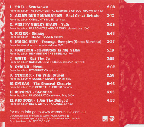 Various : Hardcore Music In Ya Face! (CD, Promo, Smplr)