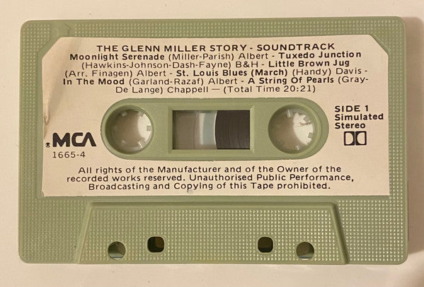 The Universal-International Orchestra Featuring Louis Armstrong And The Allstars* : The Glenn Miller Story (Cass, Album, Sim)