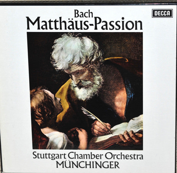 Bach*, Stuttgart Chamber Orchestra*, Münchinger* : Matthäus-Passion (4xLP, RP, EP5 + Box)