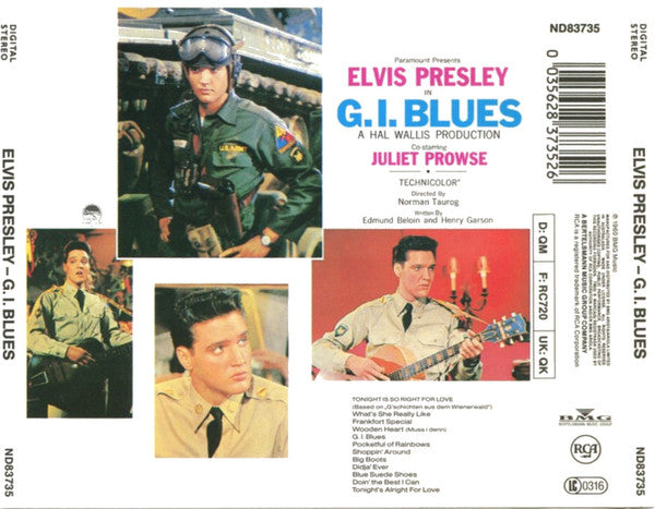 Elvis Presley : G. I. Blues (CD, Album, RE)