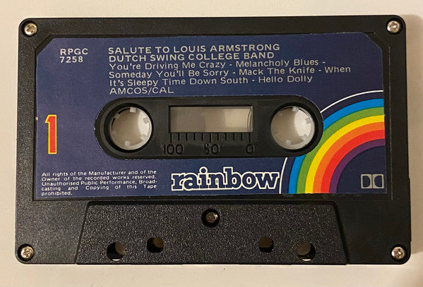 Dutch Swing College Band* : Salute To Louis Armstrong (Cass, RE)