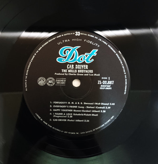 The Mills Brothers with Sy Oliver And His Orchestra : Cab Driver (LP, Album, Mono)