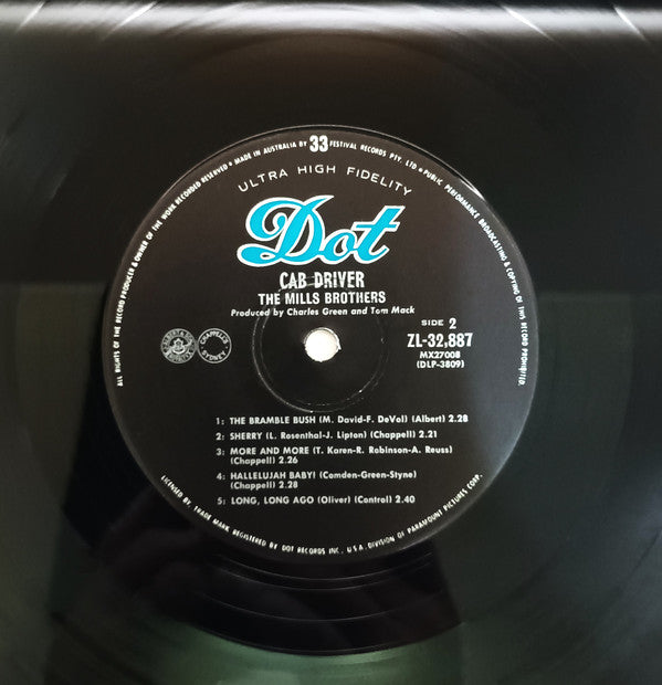 The Mills Brothers with Sy Oliver And His Orchestra : Cab Driver (LP, Album, Mono)
