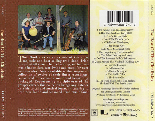 The Chieftains : The Best Of The Chieftains (CD, Comp, RM)
