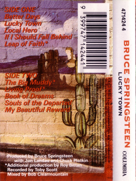 Bruce Springsteen : Lucky Town (Cass, Album)
