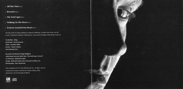 Sting : Five Live! (CD, EP)