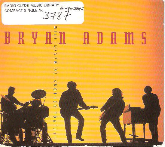Bryan Adams : There Will Never Be Another Tonight (CD, Single)