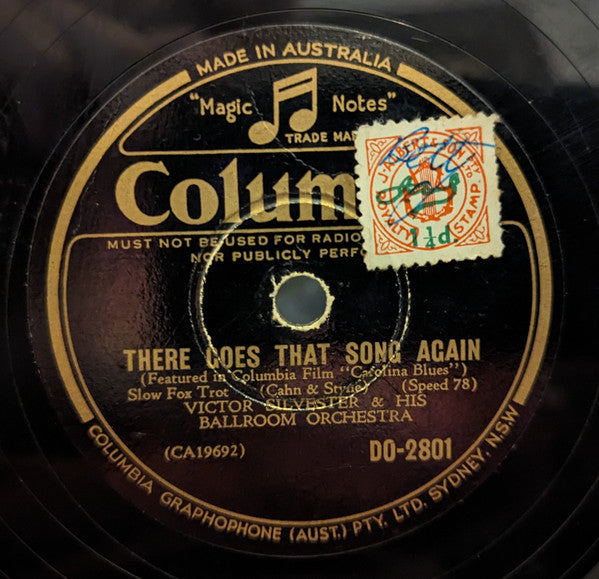 Victor Silvester & His Ballroom Orchestra* : There Goes That Song Again / Together (Shellac, 10")