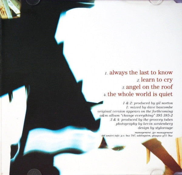 Del Amitri : Always The Last To Know (CD, Single, Nim)