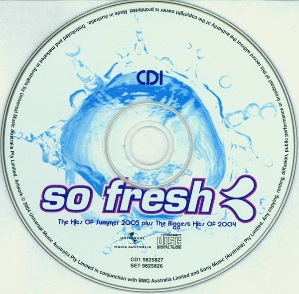 Various : So Fresh: The Hits Of Summer 2005 Plus The Biggest Hits Of 2004 (2xCD, Comp)