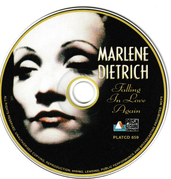 Marlene Dietrich : Falling In Love Again (CD, Comp)