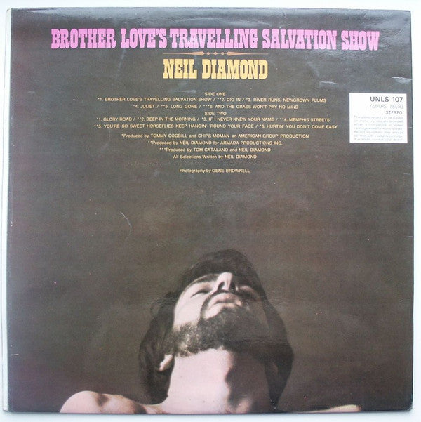 Neil Diamond : Brother Love's Travelling Salvation Show (LP, Album, Gat)