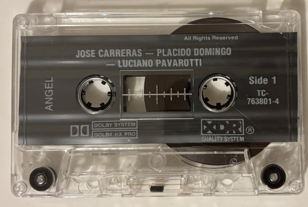 José Carreras, Placido Domingo, Luciano Pavarotti : Jose Carreras-Placido Domingo-Luciano Pavarotti (Cass, Album, XDR)