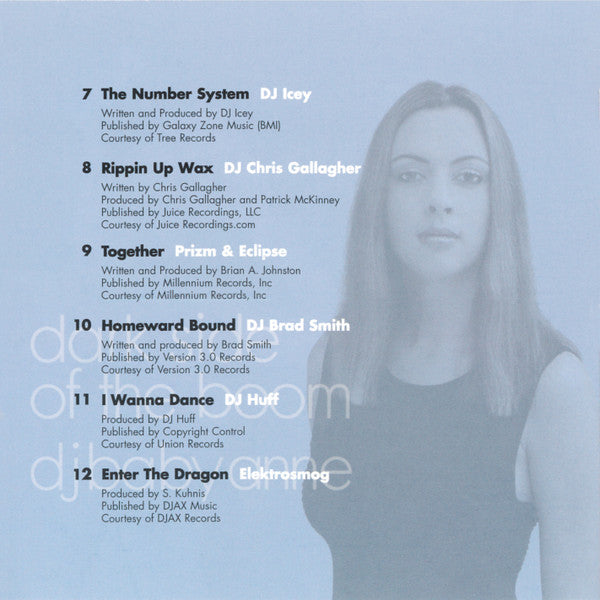 DJ Baby Anne : Dark Side Of The Boom (CD, Mixed)