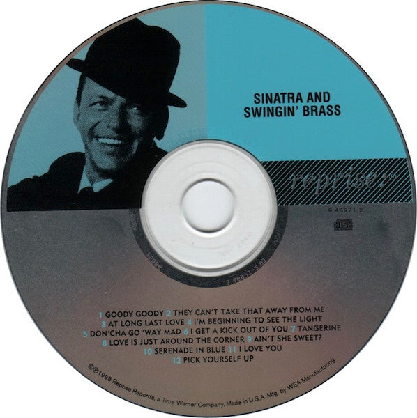 Frank Sinatra : Sinatra And Swingin' Brass (CD, Album, RE, RM)