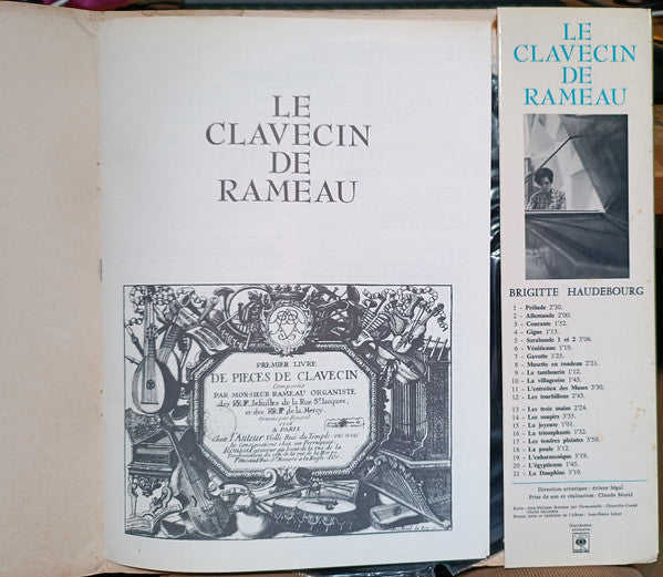 Jean-Philippe Rameau, Brigitte Haudebourg : Clavecin de Hinri  Hemsch Fait A Paris En 1751 (LP, Gat)
