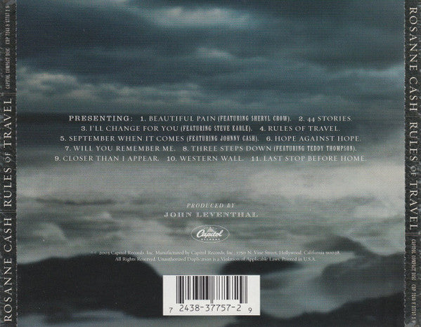 Rosanne Cash : Rules Of Travel (CD, Album)