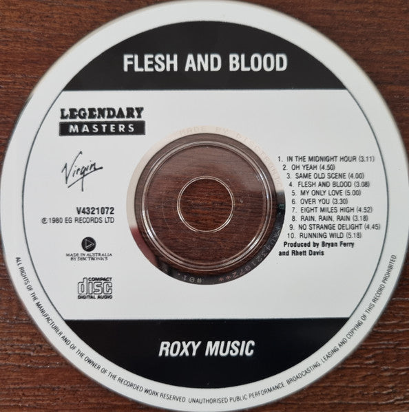 Roxy Music : Flesh + Blood (CD, Album, RE)