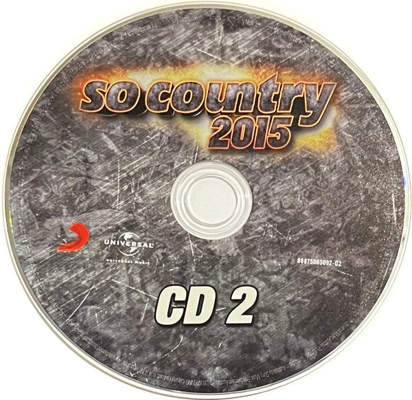 Various : So Country 2015 (2xCD, Comp)