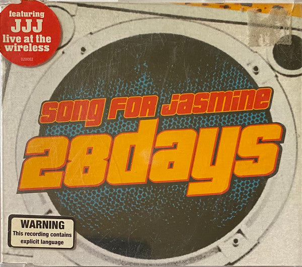 28 Days : Song For Jasmine (CD, Single)