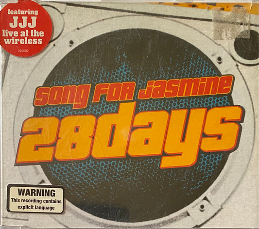28 Days : Song For Jasmine (CD, Single)