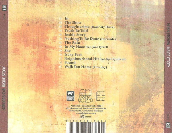 Horrorshow (2) : Inside Story (CD, Album)