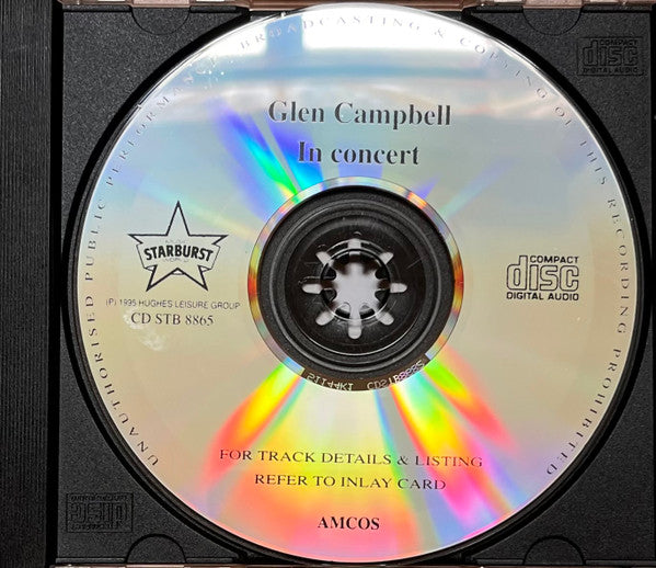 Glen Campbell : In Concert (CD, Album)