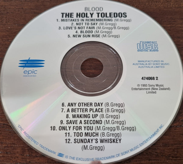 The Holy Toledos : Blood (CD, Album)