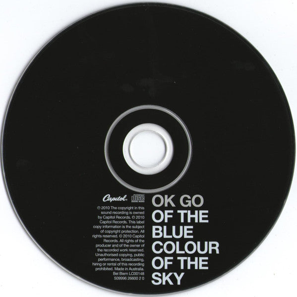 OK Go : Of The Blue Colour Of The Sky (CD, Album)