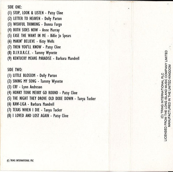 Various : Queens Of Country (2xCass, Comp)