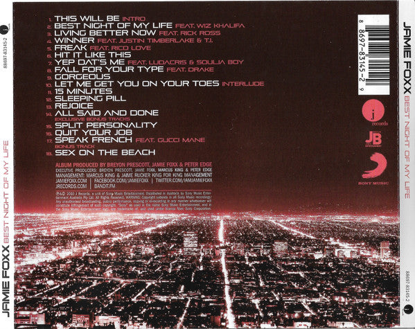 Jamie Foxx : Best Night Of My Life (CD, Album, Dlx)