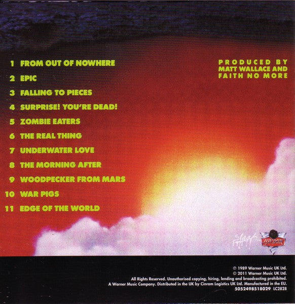 Faith No More : Original Album Series (CD, Album, RE + CD, Album, RE + CD, Album, RE + CD)