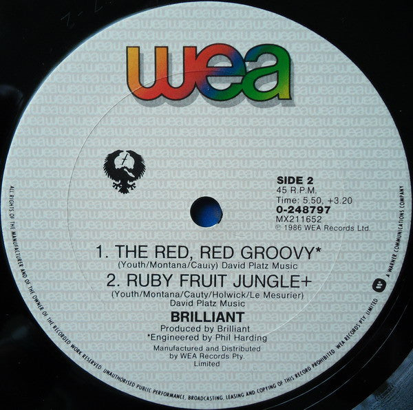 Brilliant : Love Is War (12", Single)