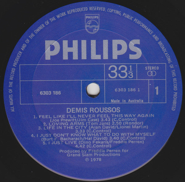 Demis Roussos : Demis Roussos (LP, Album, Gat)