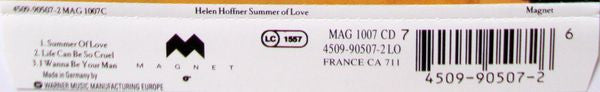 Helen Hoffner : Summer Of Love (CD, Single)