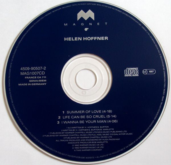 Helen Hoffner : Summer Of Love (CD, Single)