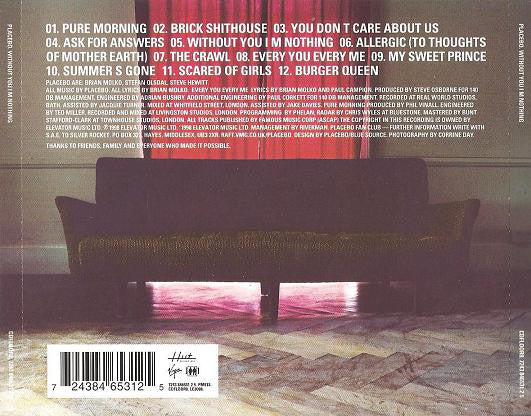 Placebo : Without You I'm Nothing (CD, Album, Bla)