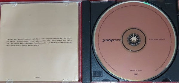 Boyzone : Where We Belong (CD, Album)