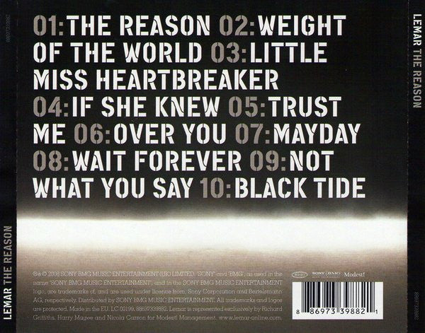 Lemar : The Reason (CD, Album)
