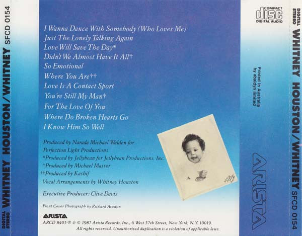 Whitney Houston : Whitney (CD, Album)