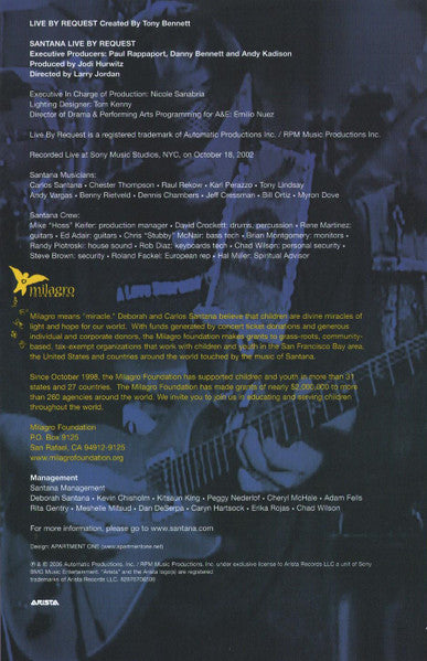 Santana : Live By Request (DVD-V, PAL)