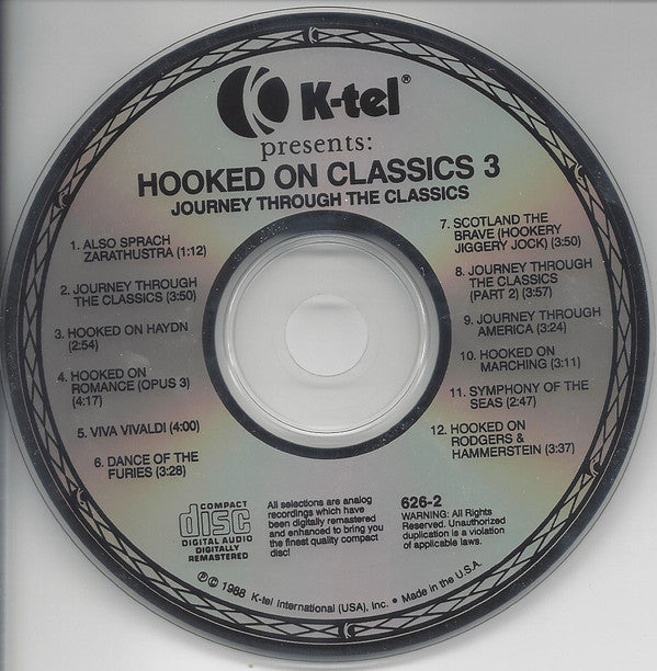 Louis Clark / The Royal Philharmonic Orchestra* : Hooked On Classics 3: Journey Through The Classics (CD, Album, RM)
