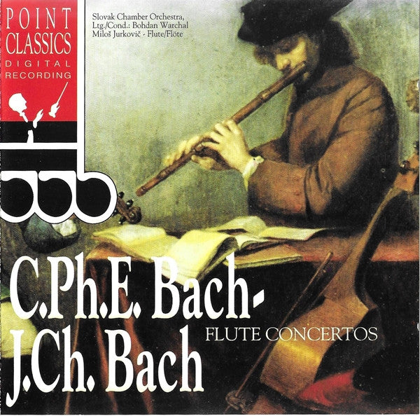Carl Philipp Emanuel Bach - Johann Christian Bach : Flute Concertos (CD, Comp, RE)